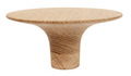 Træknop Ø115 mm egetræ
